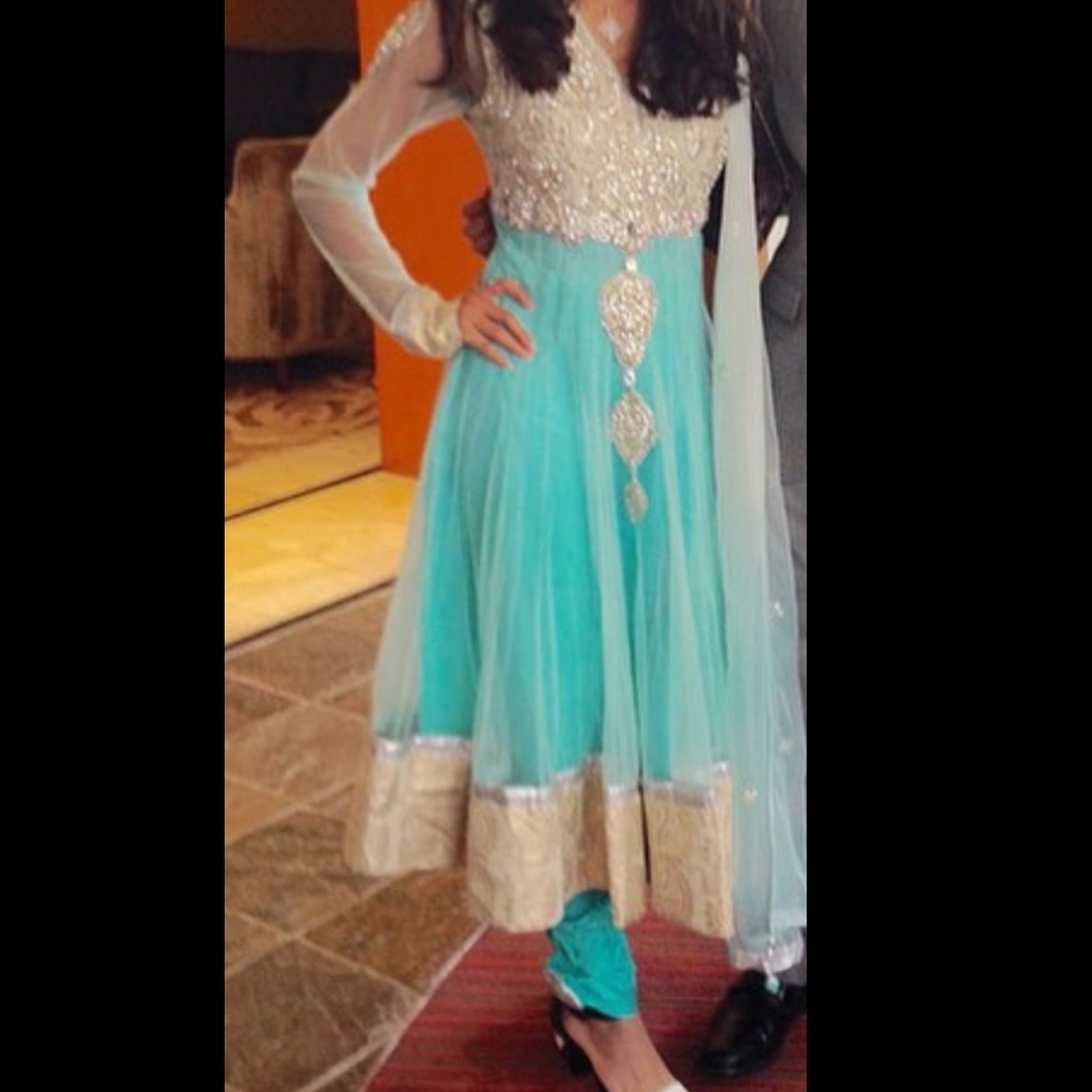 Blue salwar